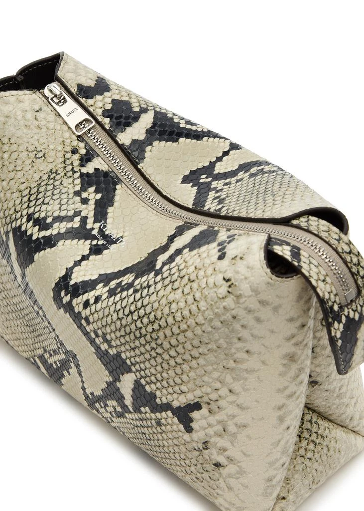 商品Khaite|Lina python-effect leather cross-body bag,价格¥13956,第3张图片详细描述