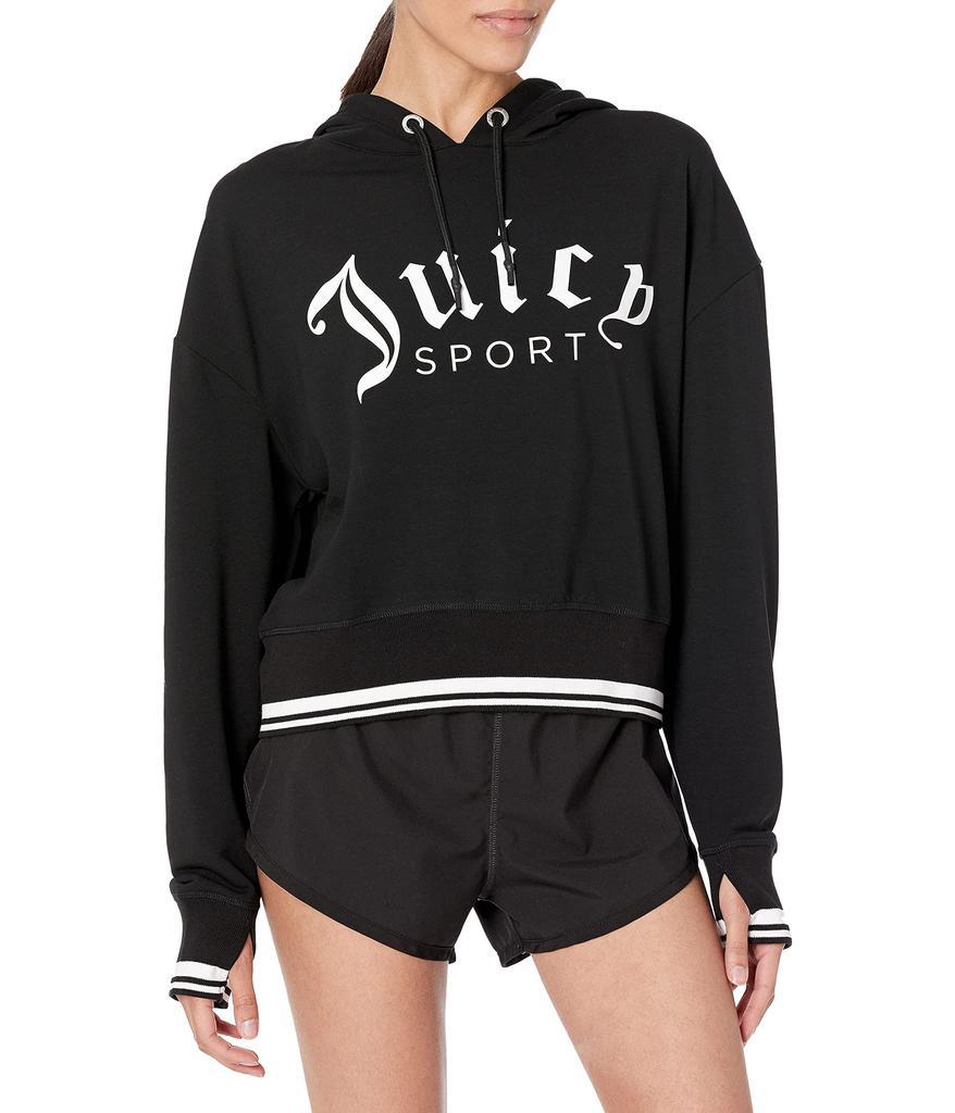 商品Juicy Couture|Women's Cropped Logo Pullover Hoodie,价格¥264,第1张图片