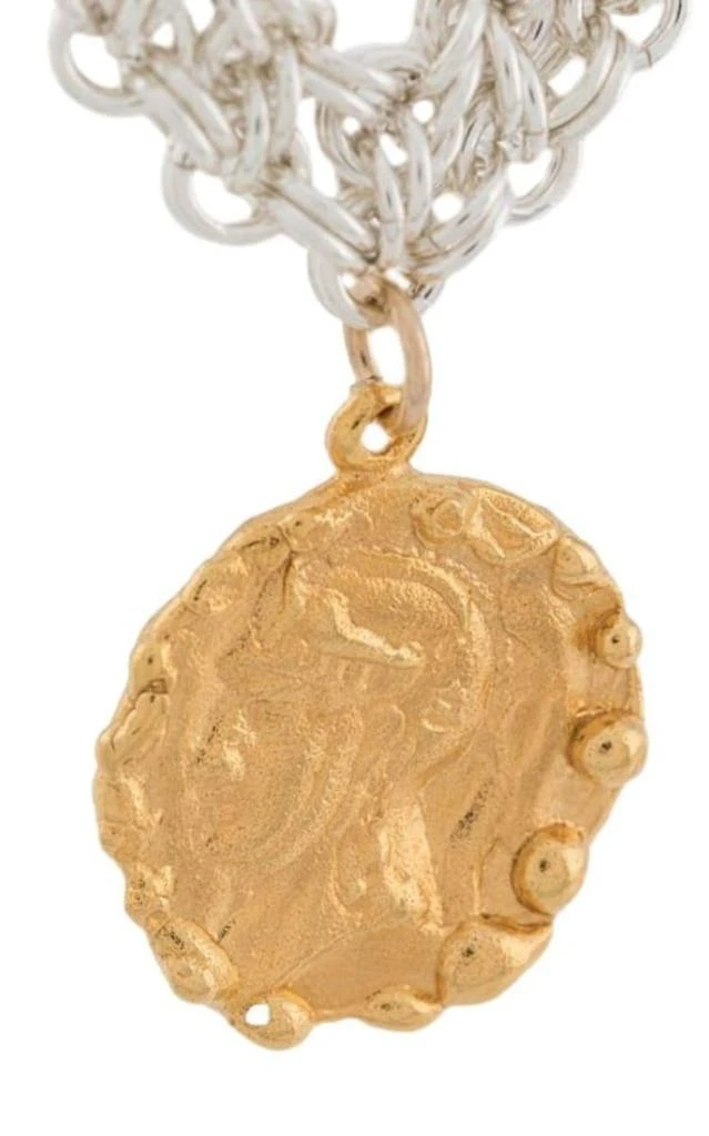 商品Alighieri|24K Gold-Plated Woven Tapestry Amulet Necklace,价格¥6483,第5张图片详细描述