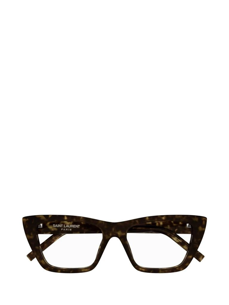 商品Yves Saint Laurent|Saint Laurent Eyewear Cat-Eye Frame Glasses,价格¥1816,第4张图片详细描述