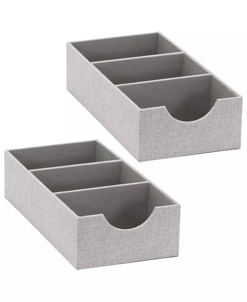 商品Household Essentials|Household Essential 3 Compartment Organizer Tray 2 Pack,价格¥229,第1张图片