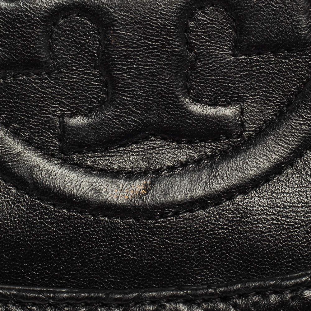 商品[二手商品] Tory Burch|Tory Burch Black Leather Medium Fleming Shoulder Bag,价格¥1169,第7张图片详细描述