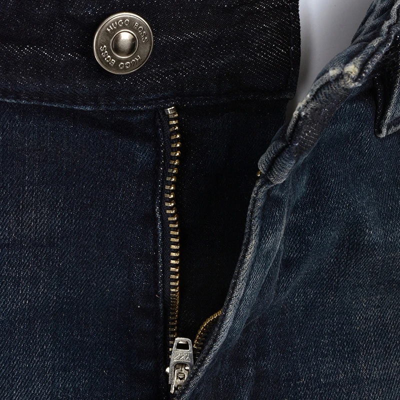 Hugo Boss 雨果博斯 男士深蓝色棉质混纺时尚休闲舒适牛仔裤 DELAWARE3-3208-418 商品