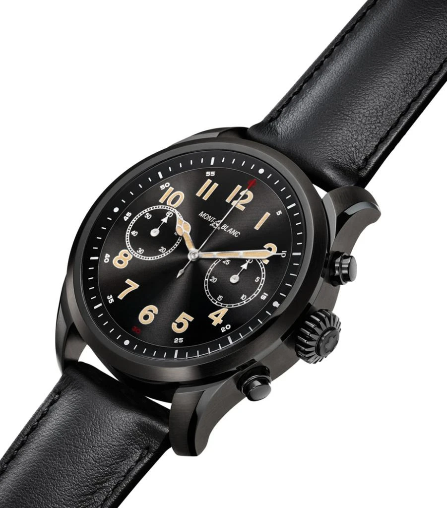 商品MontBlanc|Stainless Steel Summit 2 Smartwatch 43.5mm,价格¥7427,第3张图片详细描述