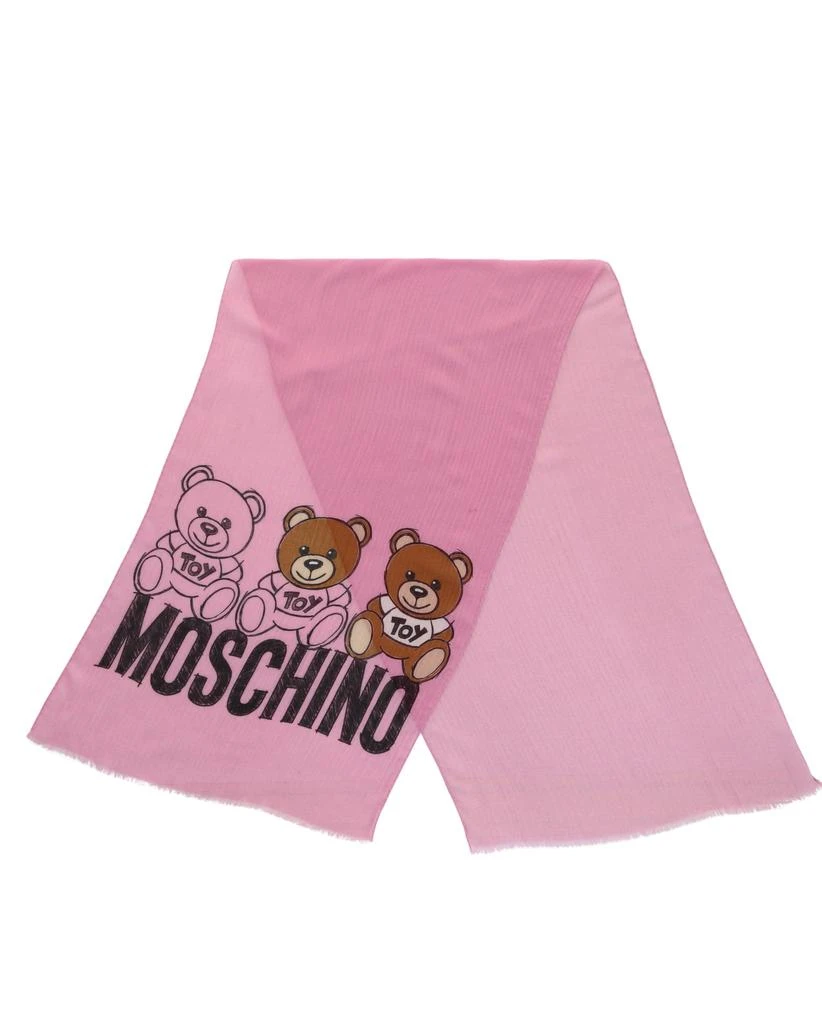 商品Moschino|Teddy Bear Logo Scarf,价格¥684,第2张图片详细描述