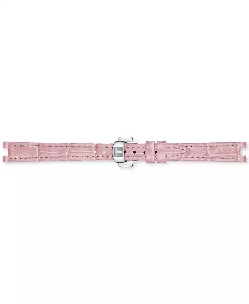 商品Tissot|Women's Swiss Bellissima Small Lady Pink Leather Strap Watch 26mm,价格¥3092,第4张图片详细描述