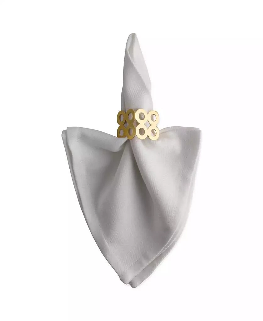 Square Die Cut Napkin Ring Set of 6 商品