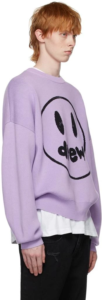 商品Drew House|SSENSE Exclusive Purple Painted Mascot Sweater,价格¥1482,第2张图片详细描述