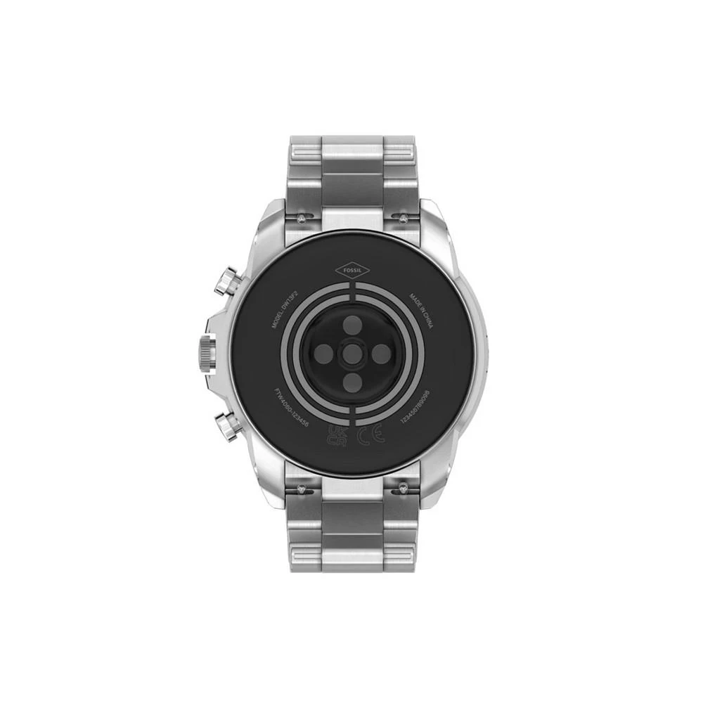 商品Fossil|Men's Gen 6 Silver Tone Bracelet Smartwatch 44mm,价格¥2452,第4张图片详细描述