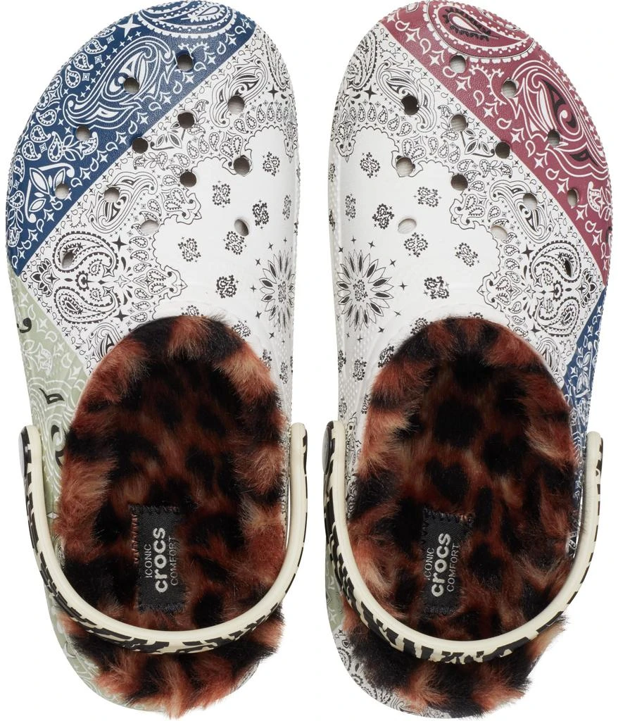 商品Crocs|Zappos Print Lab: "Gone Wild" Classic Lined Clog (Little Kid/Big Kid),价格¥279,第2张图片详细描述