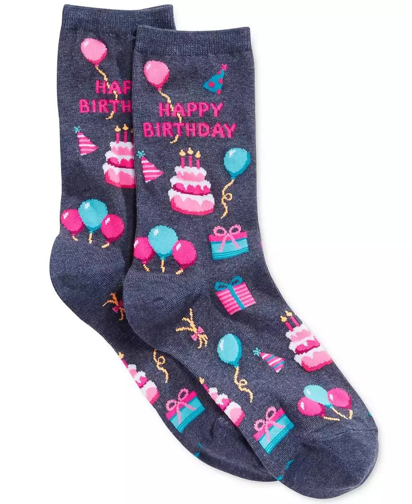 商品Hot Sox|生日快乐袜子Hot Sox Women's Happy Birthday Socks,价格¥69,第1张图片