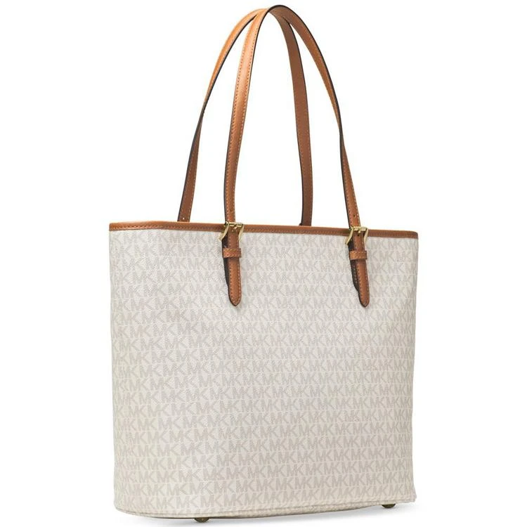 商品Michael Kors|Signature Jet Set Item Large Top Zip Snap Pocket Tote,价格¥1466,第5张图片详细描述