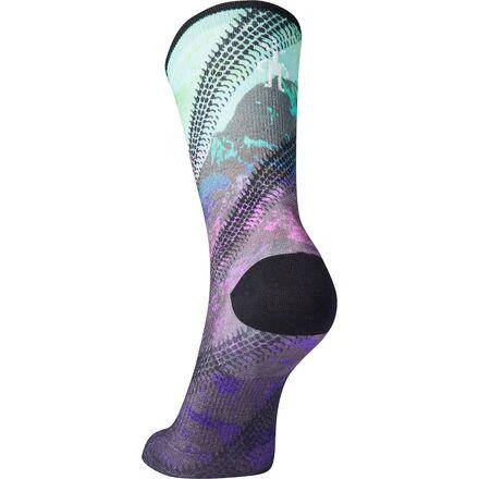 商品SmartWool|Cycle Zero Cushion Mountain Print Crew Sock - Women's,价格¥117,第2张图片详细描述