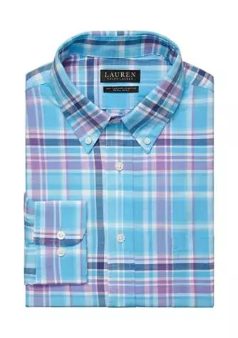 商品Ralph Lauren|Ralph Lauren Mens Regular Fit Ultraflex Non Iron Stretch Dress Shirt,价格¥239,第1张图片