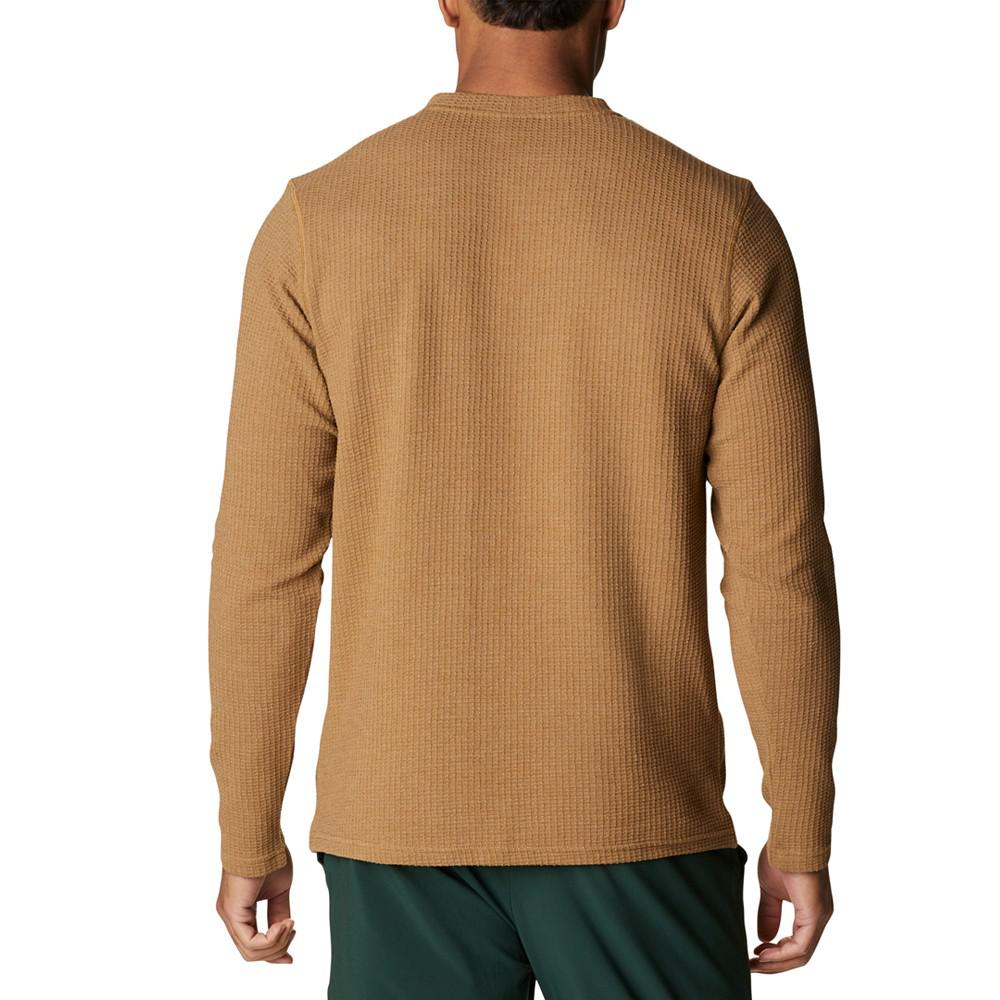 Men's Pine Peak II Waffle-Knit Long Sleeve T-Shirt商品第2张图片规格展示
