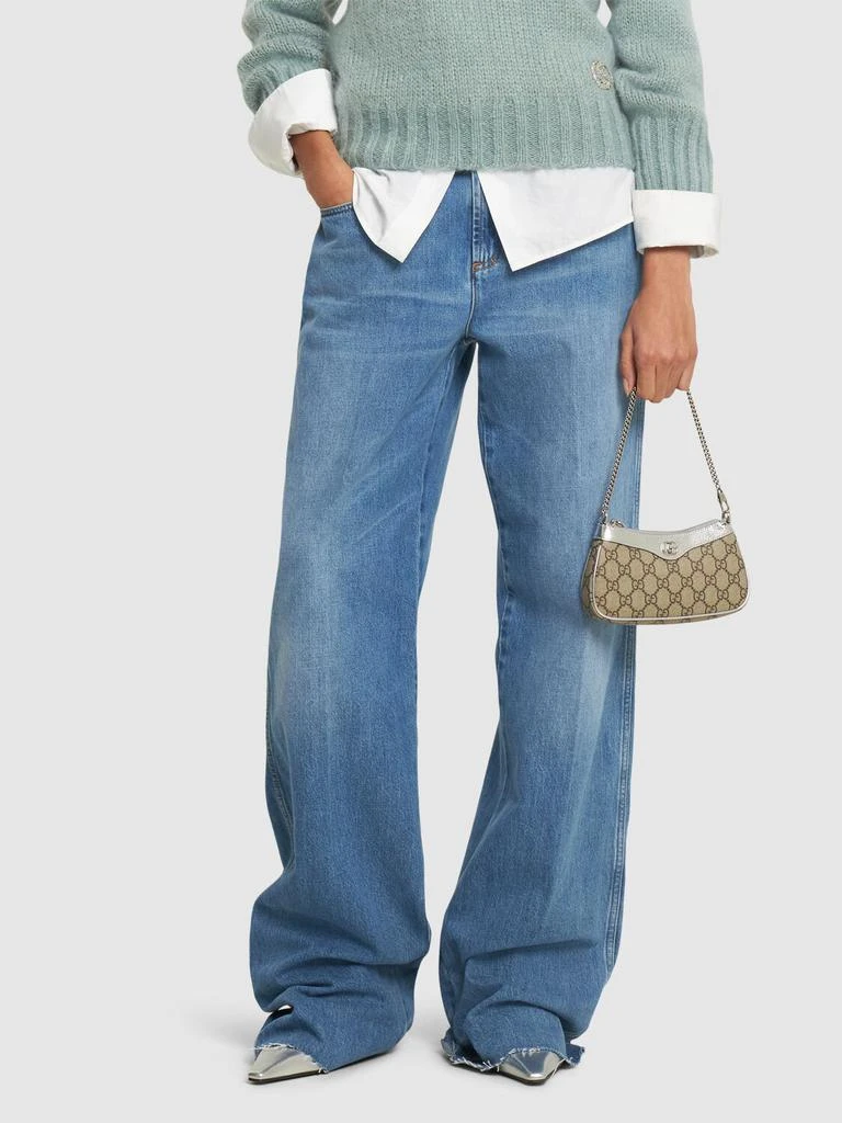 商品Gucci|Mini Ophidia Gg Canvas Shoulder Bag,价格¥6336,第1张图片