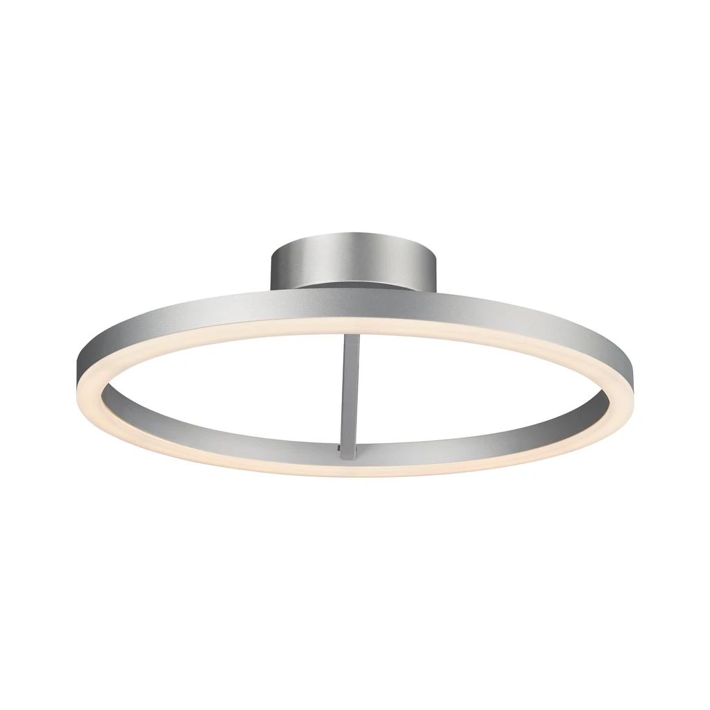 商品VONN Lighting|Zuben VMCF41300AL 20" Integrated LED Ceiling Lighting Modern Circular Semi Flush in Silver,价格¥2371,第2张图片详细描述