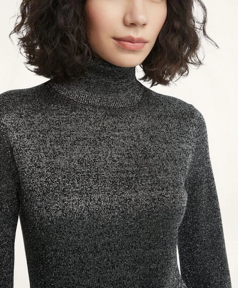 商品Brooks Brothers|Sparkle-Knit Turtleneck Sweater,价格¥659,第3张图片详细描述