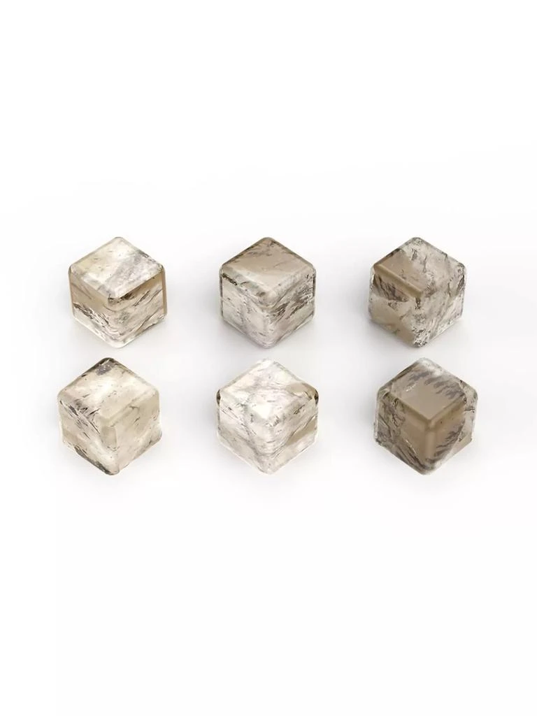 商品ANNA New York|Smokey Quartz Whiskey Cubes/ Set of 6,价格¥1101,第1张图片