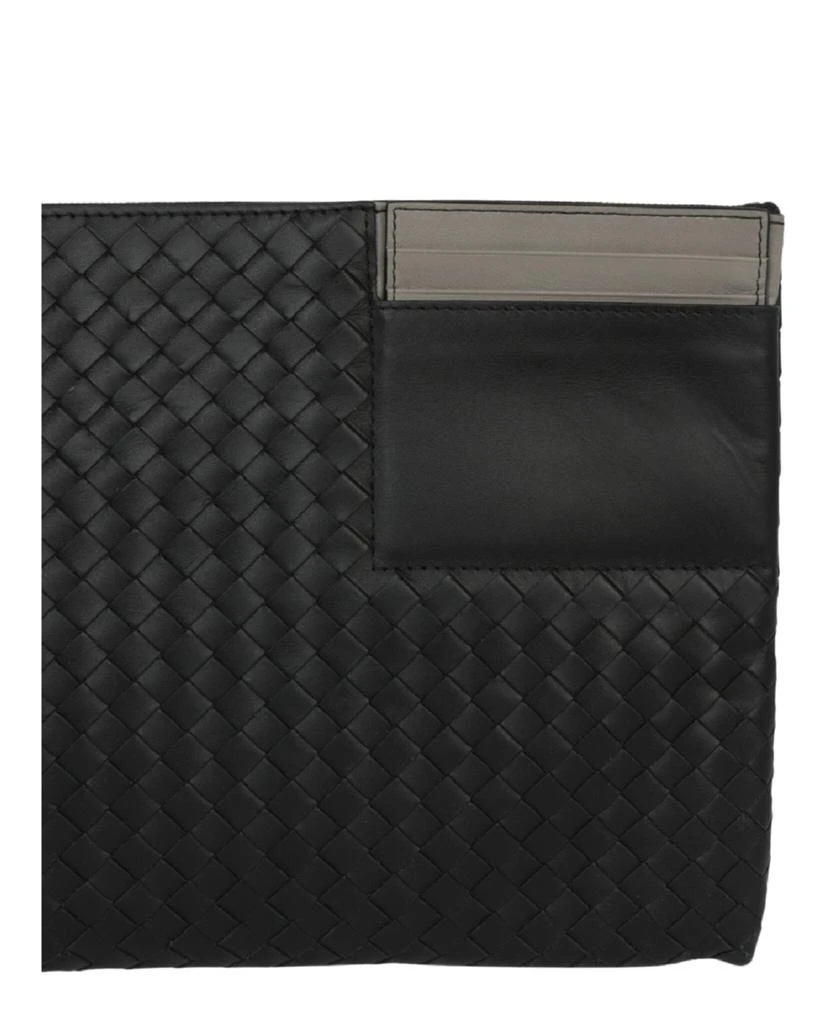 商品Bottega Veneta|女式 Intrecciato 皮革扁平手拿包,价格¥1836,第3张图片详细描述