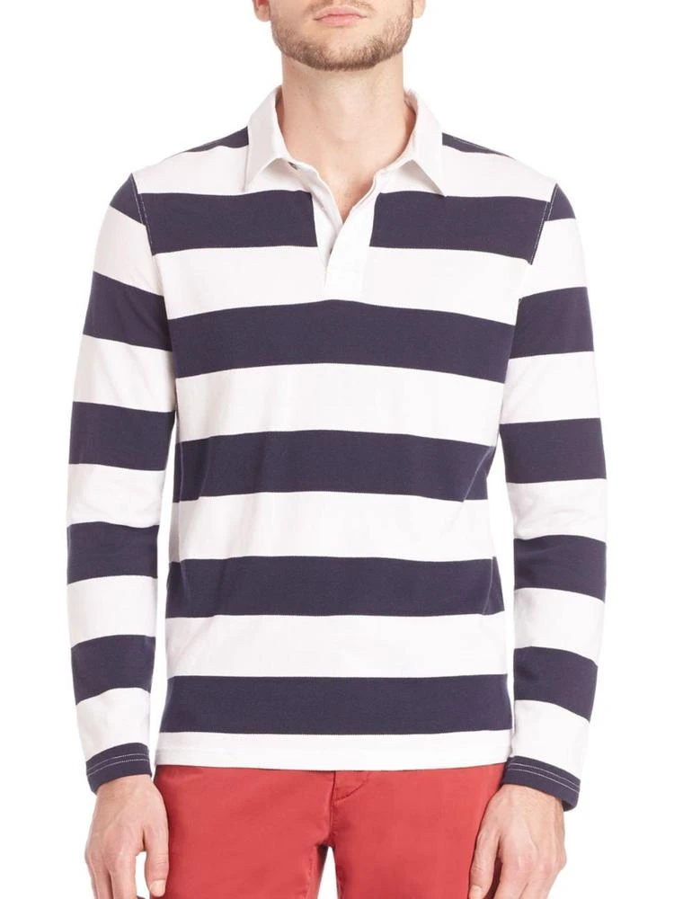 商品Saks Fifth Avenue|COLLECTION Long Sleeve Rugby Polo,价格¥480,第1张图片