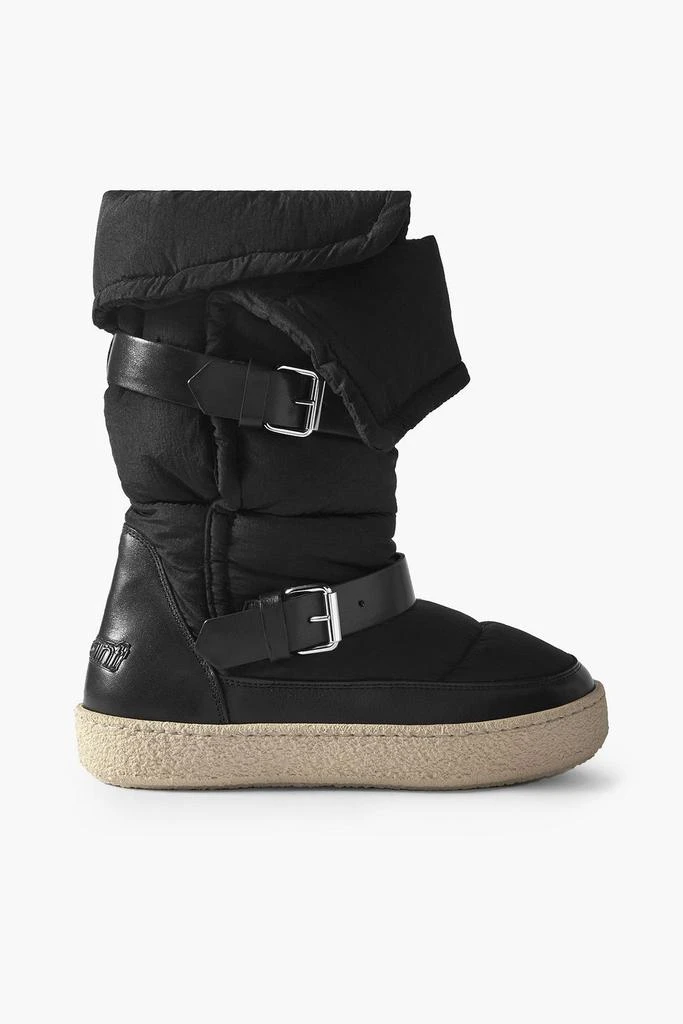 商品Isabel Marant|Zenora logo-appliquéd leather and padded shell snow boots,价格¥2962,第1张图片