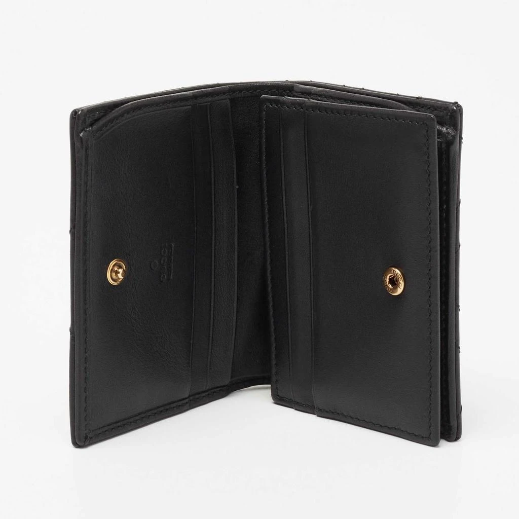 商品[二手商品] Gucci|Gucci Black Matelasse Leather GG Marmont Card Case,价格¥2954,第2张图片详细描述