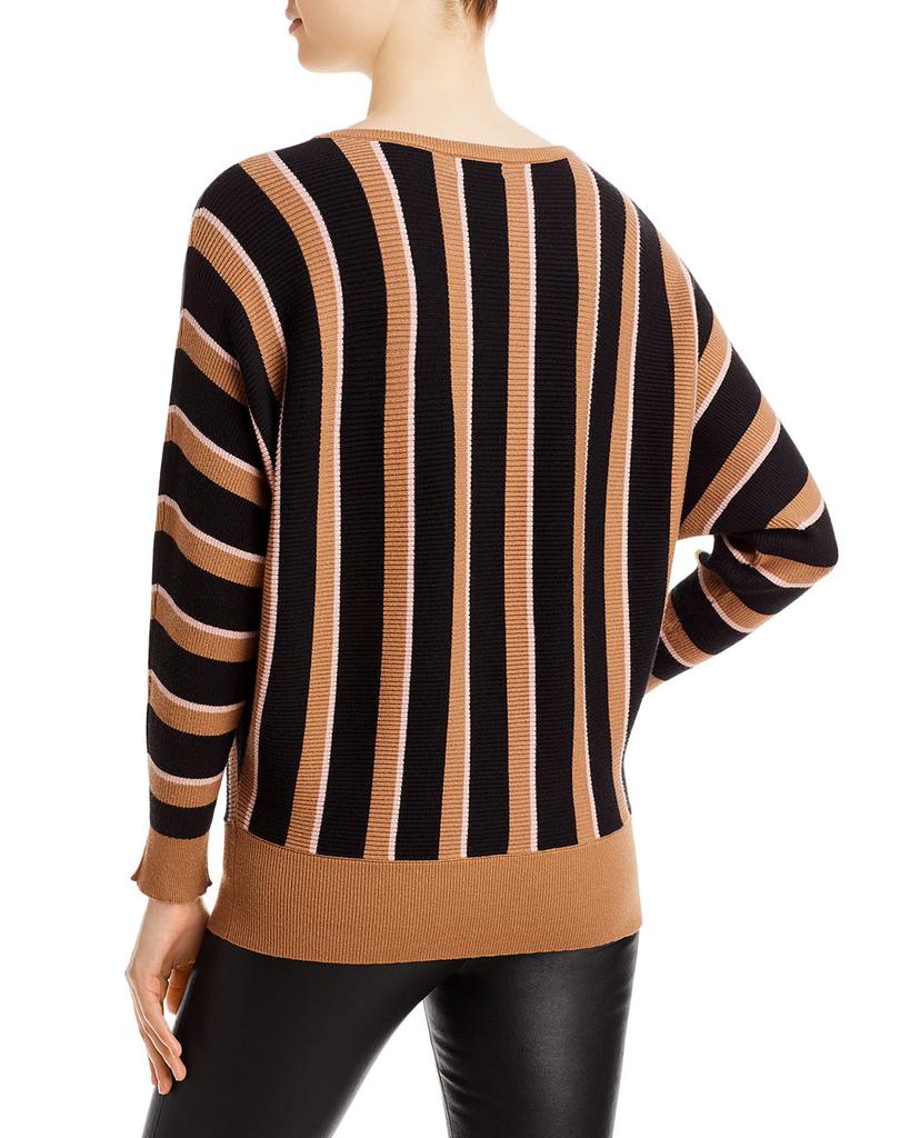 Dolman Sleeve Striped Sweater商品第2张图片规格展示