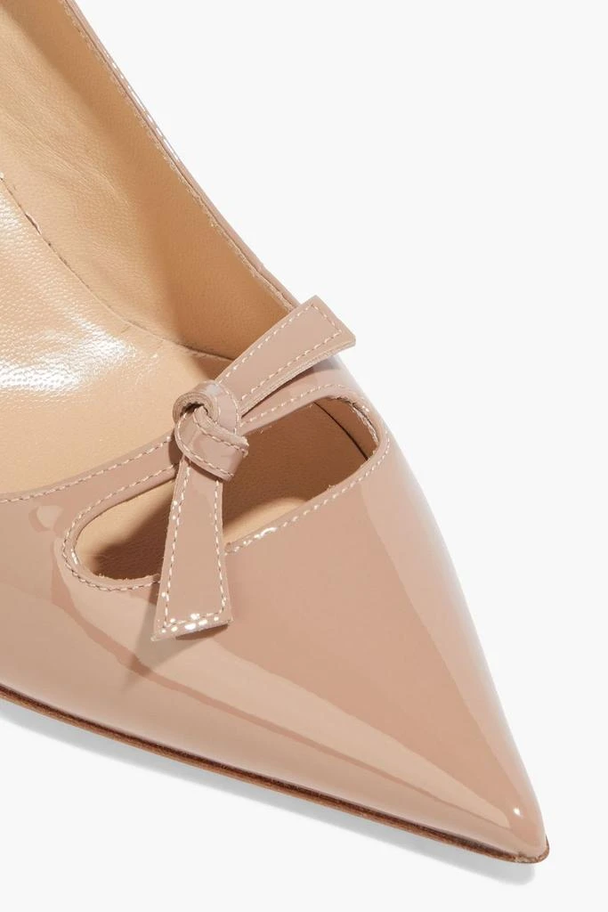 商品Sergio Rossi|Isobel 75 knotted patent-leather pumps,价格¥769,第4张图片详细描述
