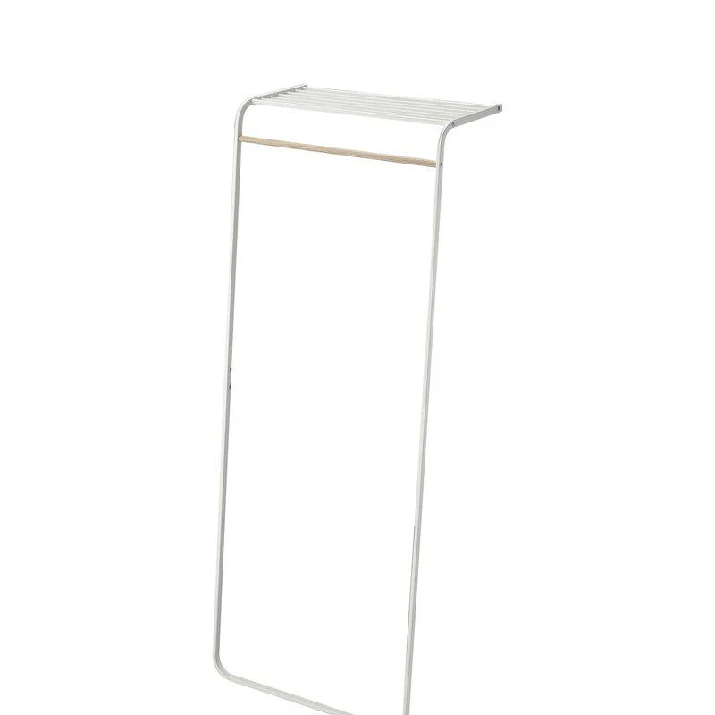 商品Yamazaki Home|Leaning Coat Rack with Shelf,价格¥665,第1张图片
