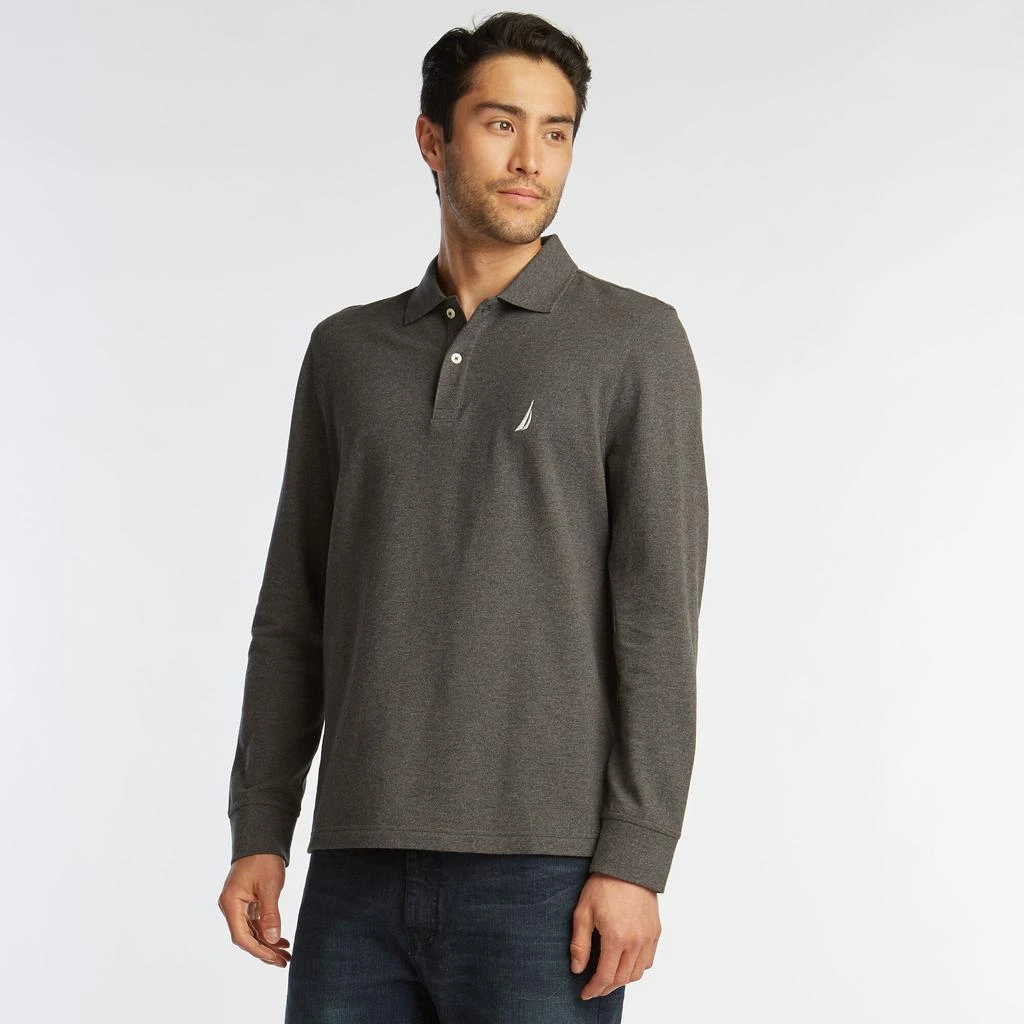 商品Nautica|Nautica Mens Classic Fit Long Sleeve Polo,价格¥137,第2张图片详细描述