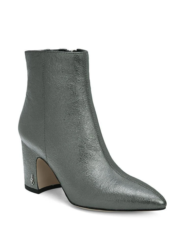 商品Sam Edelman|Hilty Pointy Leather Booties,价格¥725,第1张图片
