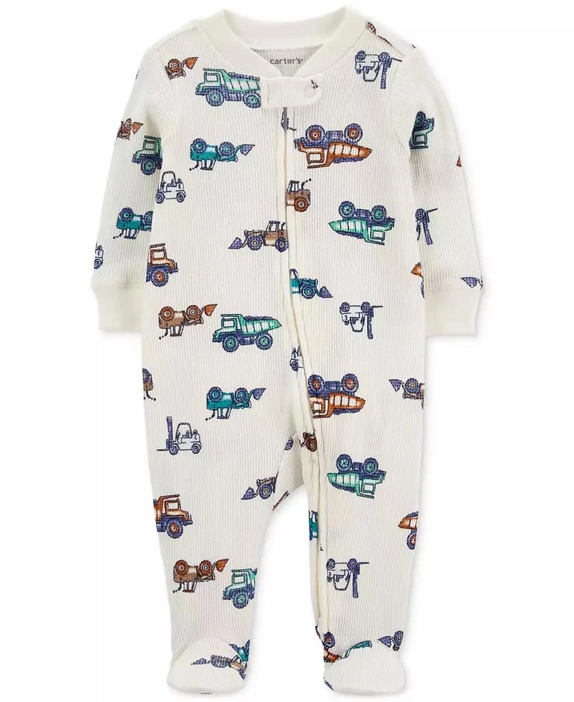 商品Carter's|Baby Boys and Baby Girls 2-Way Zip Sleep and Play Coverall,价格¥68,第1张图片