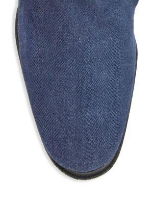 商品Burberry|Alto Thigh High Denim Boots,价格¥10154,第6张图片详细描述