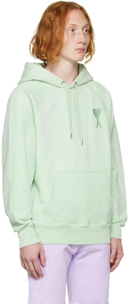 商品AMI|Green Ami de Cœur Hoodie,价格¥1209,第2张图片详细描述