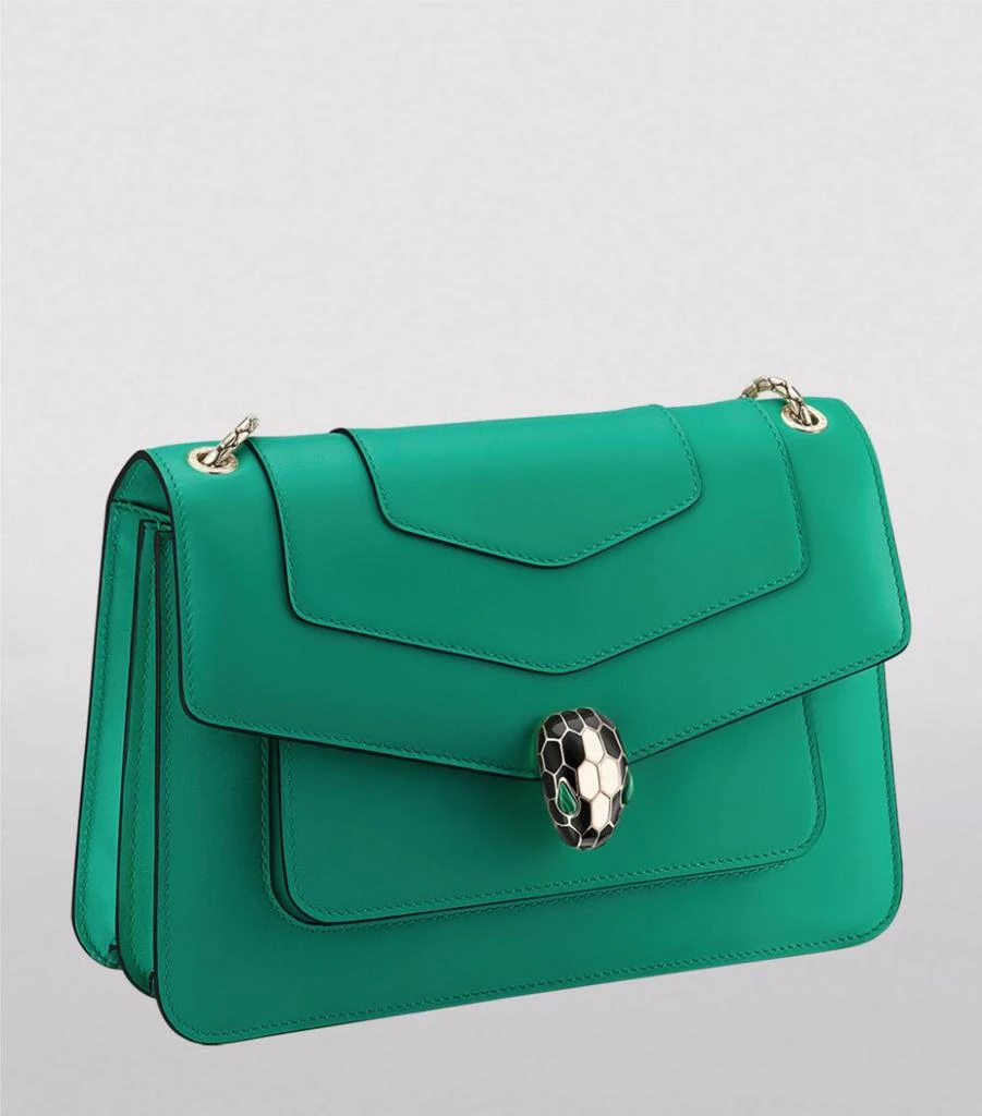 商品BVLGARI|Medium Leather Serpenti Forever Shoulder Bag,价格¥32033,第3张图片详细描述