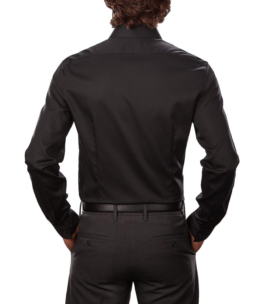 Men's Dress Shirt Xtreme Slim Fit Non Iron Herringbone商品第3张图片规格展示