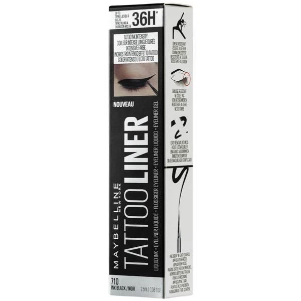 商品Maybelline|Maybelline Tattoo Liner Liquid Ink Long Lasting Eyeliner Black 2.5g,价格¥111,第2张图片详细描述