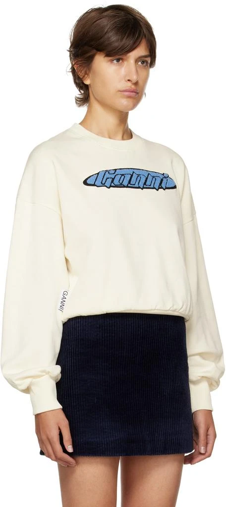 商品Ganni|Off-White Artwork Sweatshirt,价格¥1428,第2张图片详细描述