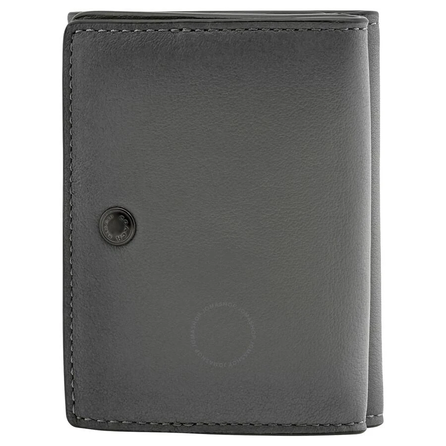 商品Coach|Men's Trifold Compact Leather Wallet In Grey,价格¥979,第1张图片