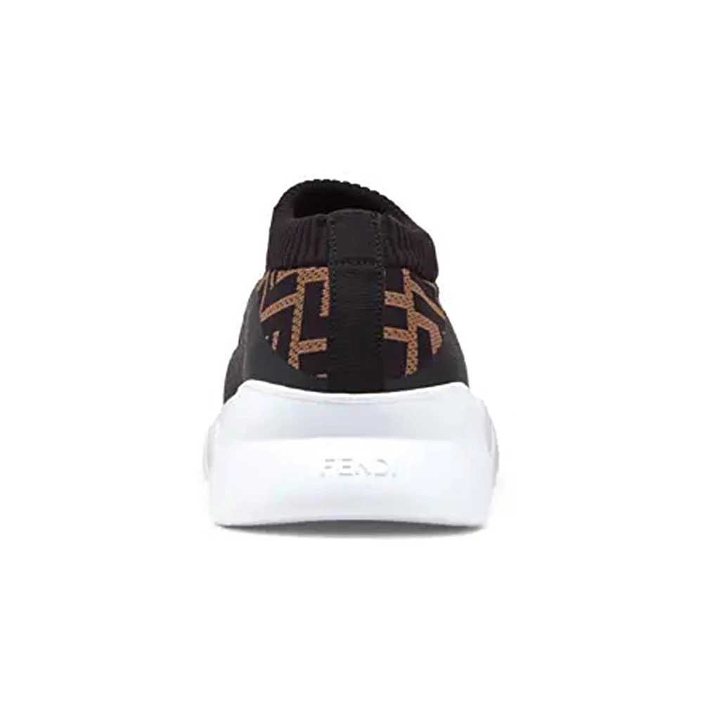FENDI 芬迪 刺绣FF老花图案织物网眼高科技面料男士运动鞋 7E1254-A7MN-F17ML 商品
