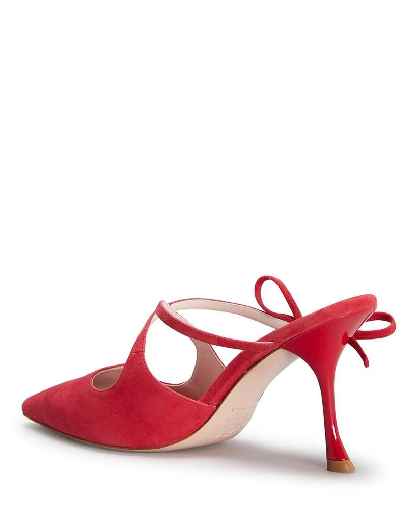 商品Roger Vivier|I Love Vivier Suede Bow Mules,价格¥6706,第3张图片详细描述