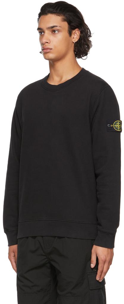 Black Classic Crewneck Sweatshirt商品第4张图片规格展示
