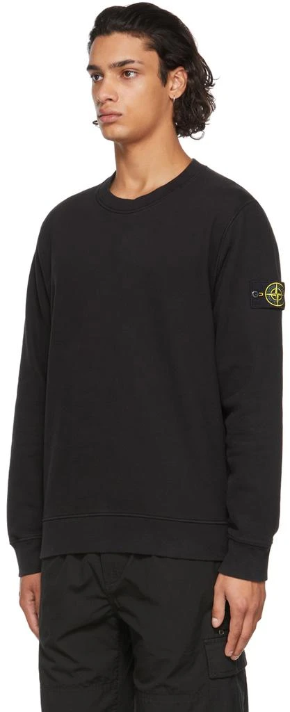 商品Stone Island|Black Classic Crewneck Sweatshirt,价格¥1481,第4张图片详细描述