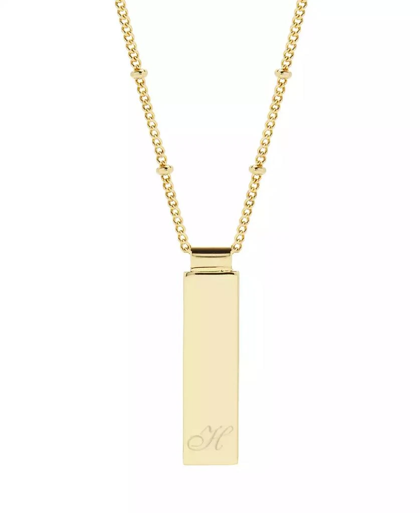 Maisie Initial Gold-Plated Pendant Necklace 商品