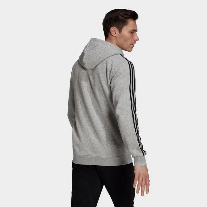 商品Adidas|Men's adidas Essentials Fleece 3-Stripes Full Zip Hoodie,价格¥446,第3张图片详细描述