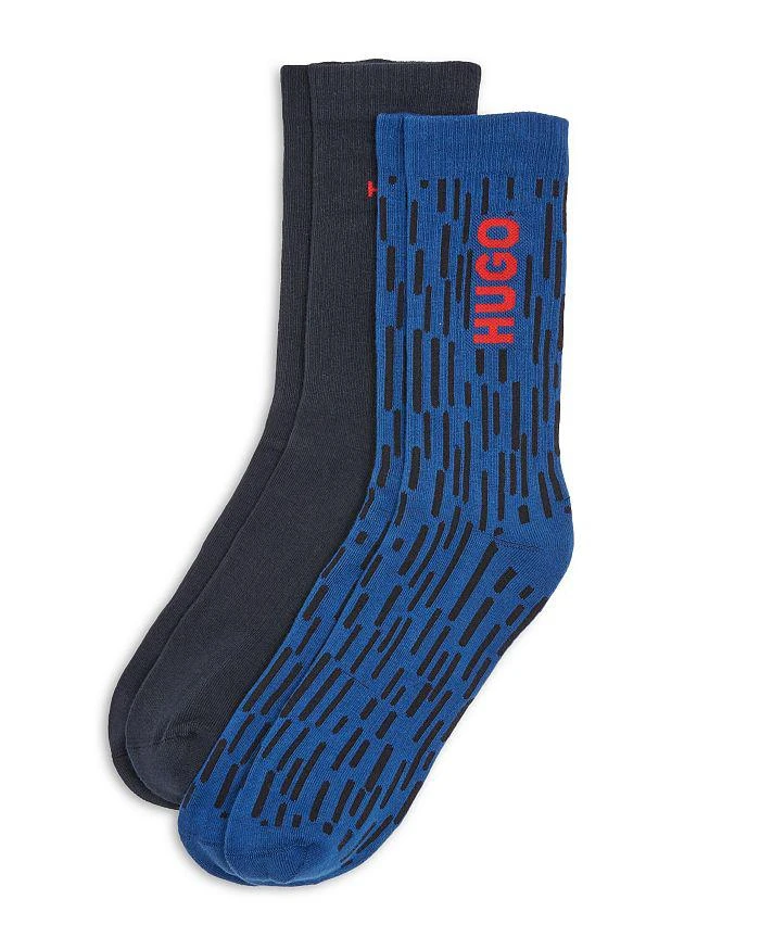 商品Hugo Boss|Cotton Blend Socks, Pack of 2,价格¥96,第1张图片