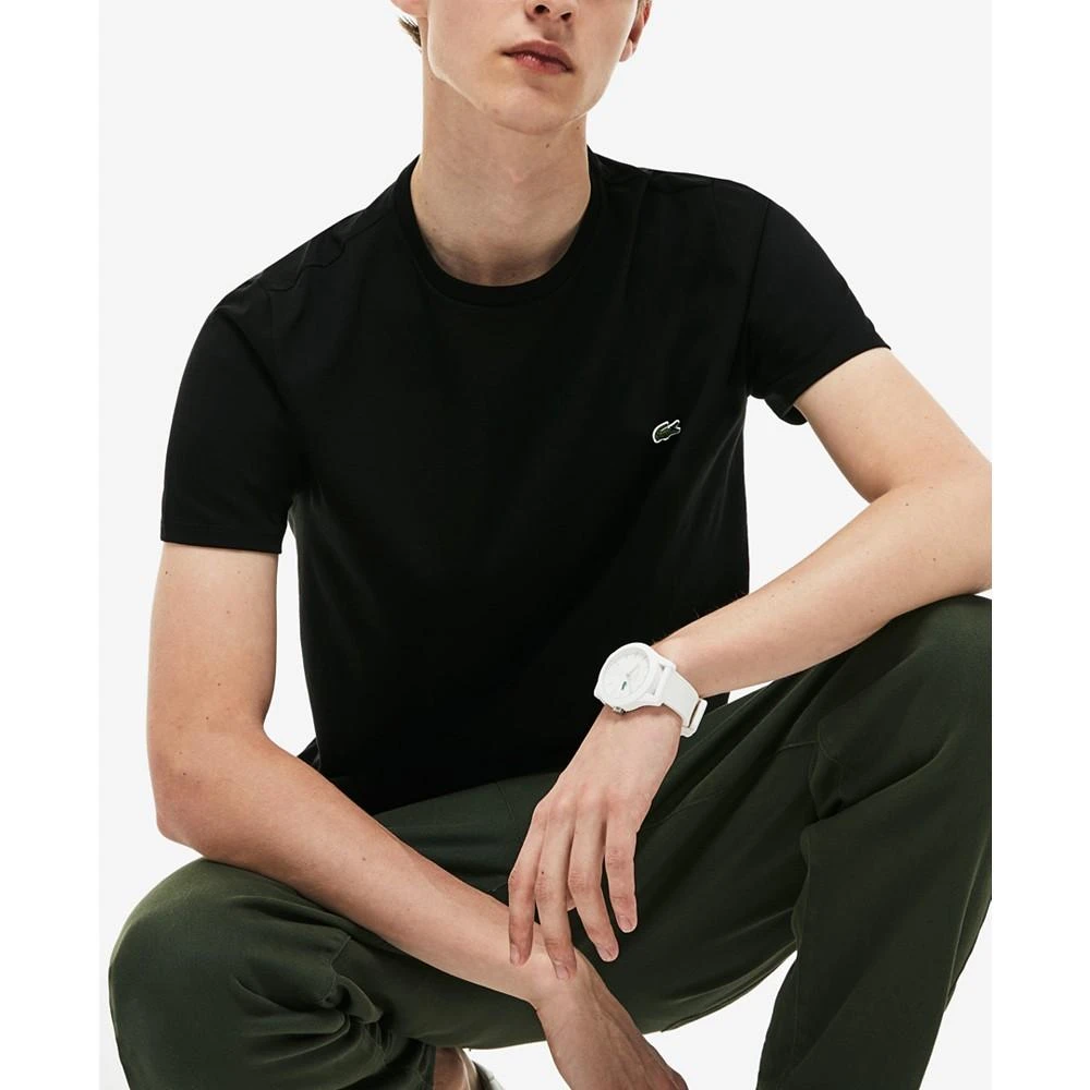 商品Lacoste|Men's Classic Crew Neck Soft Pima Cotton T-Shirt,价格¥441,第3张图片详细描述