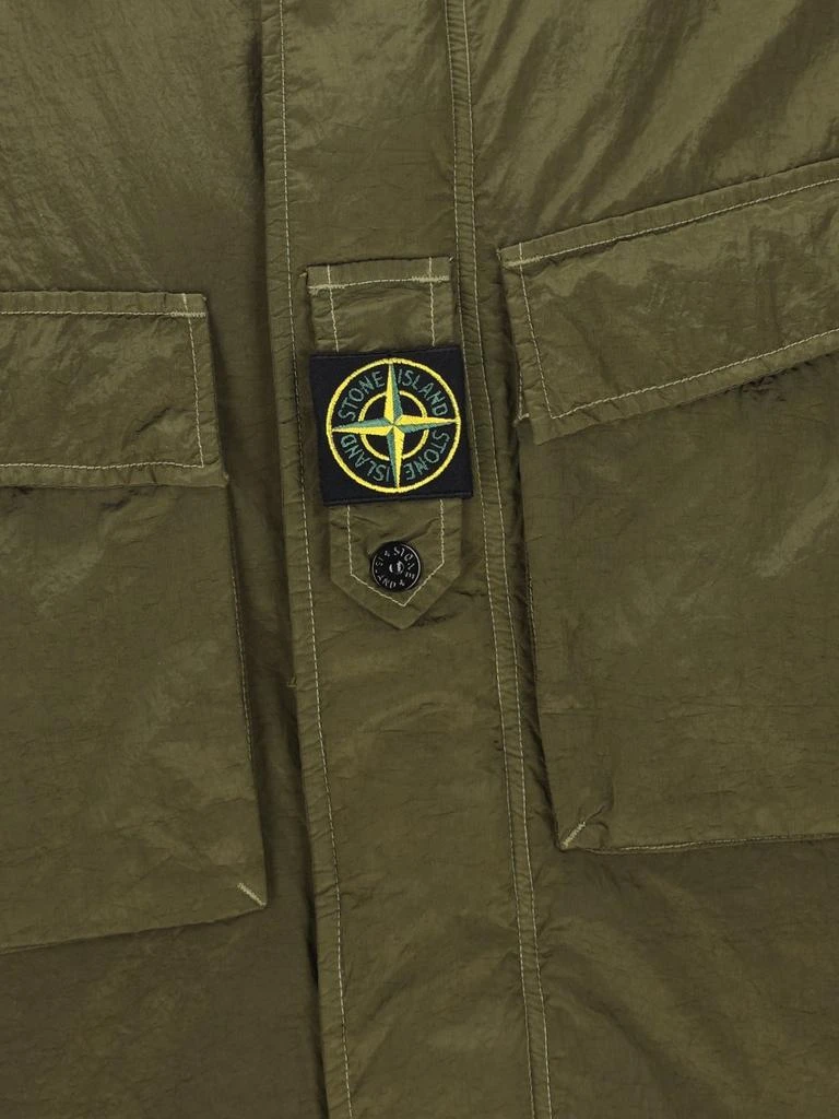 商品Stone Island|Stone Island Straight Hem Lightweight Shirt Jacket,价格¥3017,第3张图片详细描述