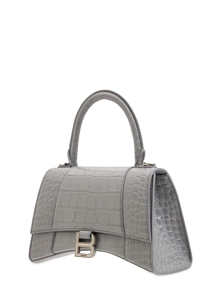 商品Balenciaga|Small Hourglass Embossed Leather Bag,价格¥23199,第3张图片详细描述